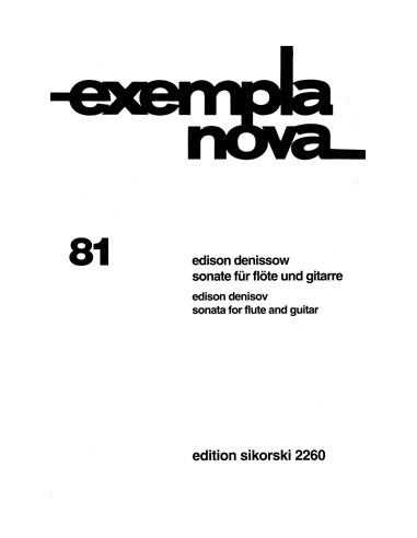 DENISOV E.-Sonata per flauto e chitarra