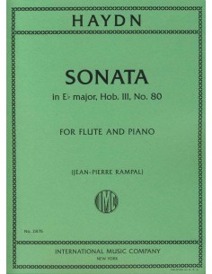HAYDN J.-Sonata in Eb Major (Hob.III/80) for Flute and Piano (Rampal)