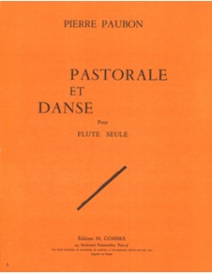 PAUBON P.-Pastorale et Danse per flauto