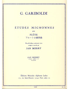 GARIBOLDI G.-Estudios Mignones Op.131 para Flauta (Merry)