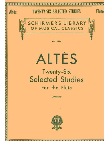 ALTES J.H.-Selected Studios (26) per Flauto