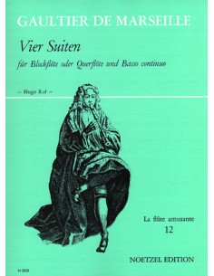 GAULTIER P.-Suites (4) per flauto e BC (Ruf)