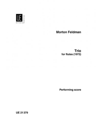 FELDMAN M.-Trio pour 3 flûtes