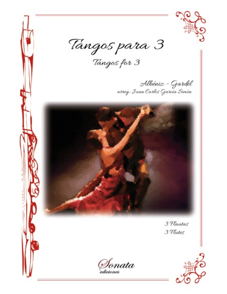 ALBENIZ e GARDEL-Tangos per tre per 3 flauti