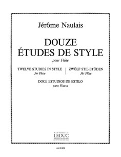 NAULAIS J.-Style Studies (12) per flauto