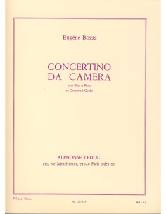 BOZZA E.-Concertino da Camera per Flauto e Pianoforte