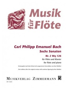 BACH C.P.E.-Sonata n. 2 (W.126) per flauto e B.C.