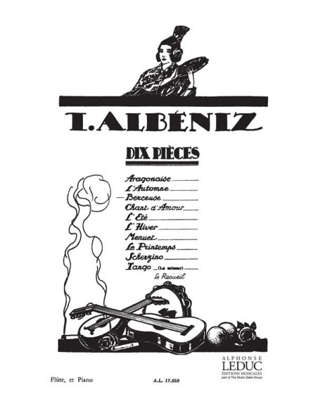 ALBENIZ I.-Berceuse per flauto e pianoforte