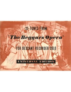 GAY J.-Tunes (25) da "The Beggar's Opera" per flauto dolce soprano
