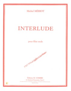MERIOT M.-Interlude pour flûte traversière
