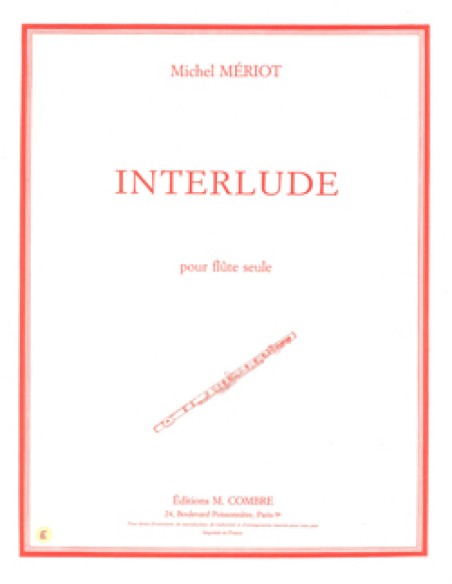 MERIOT M.-Interlude für Flöte