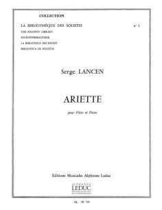 LANCEN S.-Ariette per flauto e pianoforte
