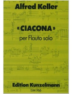 KELLER A.-Cyacon for Flute