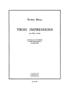 BOZZA E.-Impressioni (3) per flauto e pianoforte