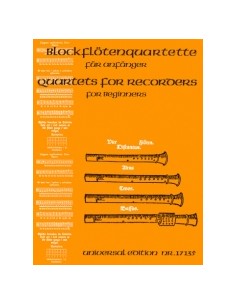 MISCELLANEOUS-Recorder Quartets for Beginners for 4 Recorders