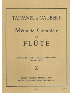 TAFFANEL & GAUBERT-Methode Complete Vol.2 per Flauto