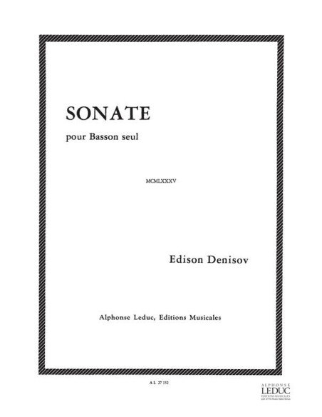 DENISOV E.-Sonate für Fagott