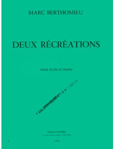 BERTHOMIEU M.-Recreation (2) per flauto e pianoforte