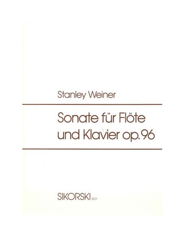 WEINER S.-Sonata Op.96 para Flauta y Piano