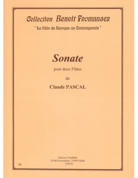 PASCAL C.-Sonate für 2 Flöten