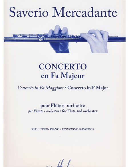 MERCADANTE S.-Concierto en Fa Mayor para Flauta y Piano (Petrucci)