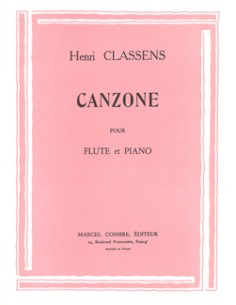 CLASSENS H.-Canzone per flauto e pianoforte