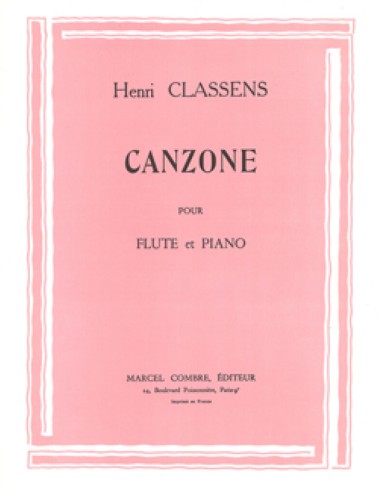CLASSENS H.-Canzone per flauto e pianoforte