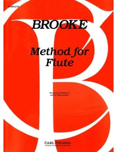 Méthode BROOKE A. (complète) pour flûte traversière (Pappoutsakis)