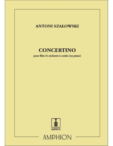 SZALOWSKI A.-Concertino per flauto e pianoforte