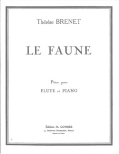 BRENET T.-Le Faune pour flûte et piano