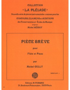 GULLY M.-Piece Brief per flauto e pianoforte