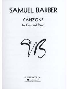 BARBER S.-Canzone Op.38 per flauto e pianoforte