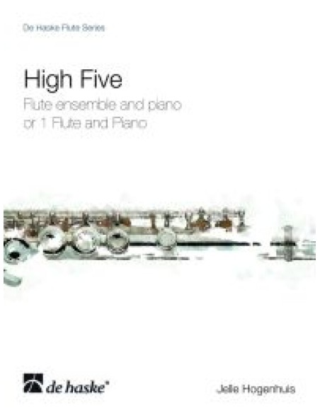 HOGENHUIS J.-High Five für Flötengruppe oder Flöte und Klavier