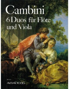 CAMBINI G.-Duos (6) Opus 4 pour flûte et alto (Morgan)