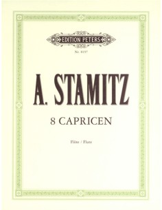 STAMITZ A.-Caprichos (8) para Flauta (Lebermann)