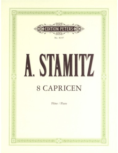 STAMITZ A.-Caprichos (8) for Flute (Lebermann)