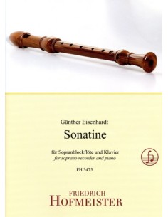 EISENHARDT G.-Sonatine pour flûte à bec soprano et piano