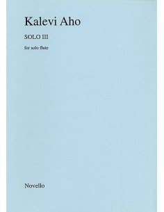 AHO K.-Solo III per flauto