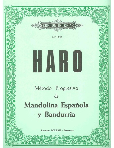 HARO F.-Methode für Bandurria oder Mandoline