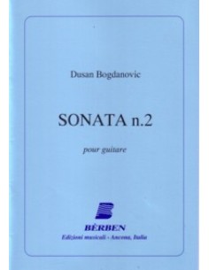 BOGDANOVIC D.-Sonata n. 2 per chitarra
