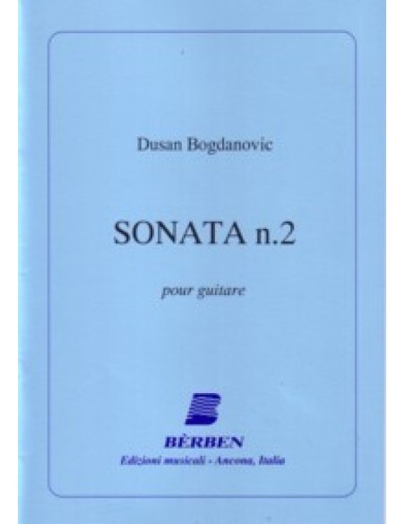 BOGDANOVIC D.-Sonate Nr. 2 für Gitarre