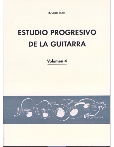 CASAS MIRO B.-Estudio Progresista Vol.4 per Chitarra