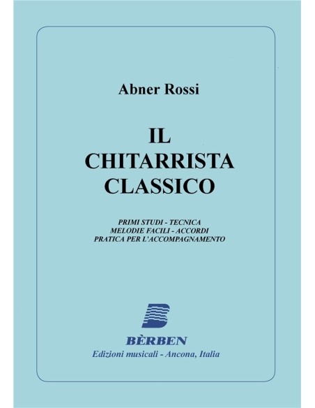 ROSSI A.-Il chitarrista classico (Method) for Guitar