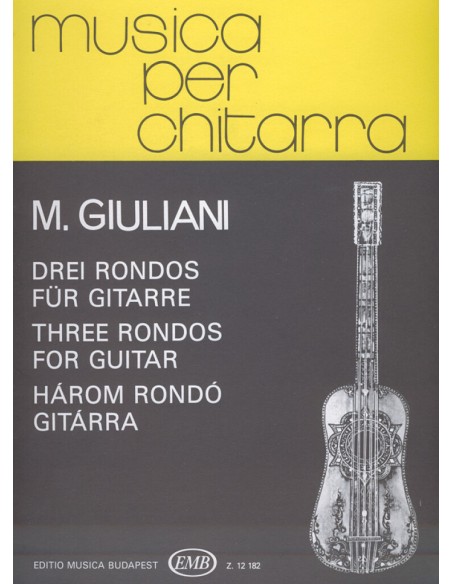 GIULIANI M.-Rondos (3) pour guitare (Benko)