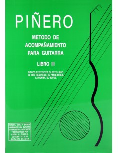 PIÑERO A.-Accompaniment Method for Spanish Guitar Vol.3 (Book)