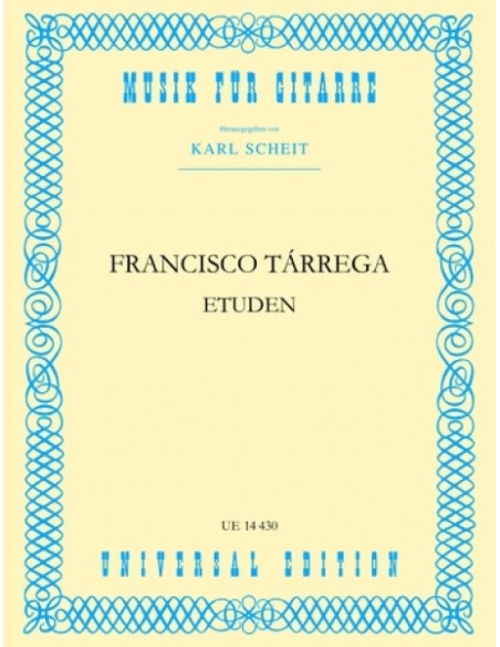 TARREGA F.-Studi chitarristici (Scheit)