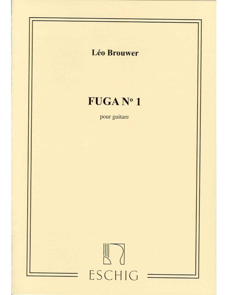 BROUWER L.-Fuga n. 1 per chitarra
