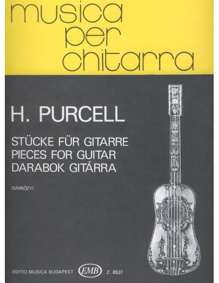 PURCELL H.-Parti di chitarra (Sarkozy)
