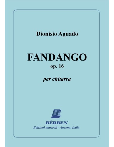 AGUADO D.-Fandango Assorted Op.16 for Guitar