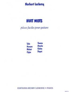 LECLERCQ N.-Mots (8) per chitarra